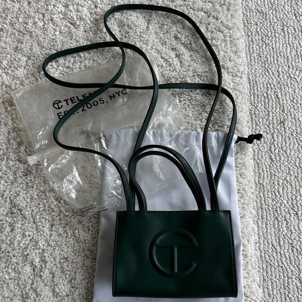 Telfar Mini Bag in Deep Green